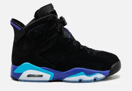 JORDAN MENS LIFESTYLE SHOE AIR JORDAN 6 RETRO AQUA $149.98 $200