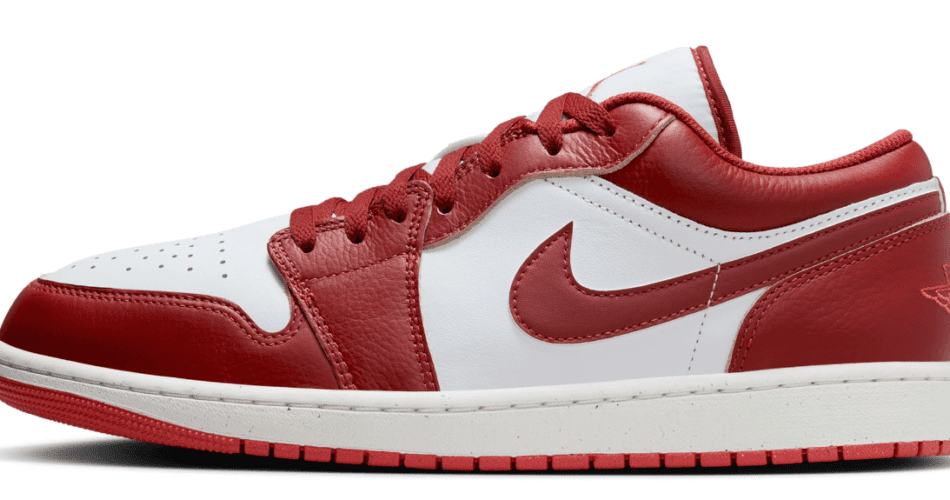 Air Jordan 1 Low SE White/Dune Red $79.99 $125.00