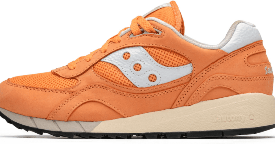 Saucony Shadow 6000 Orange/White $65.00 $130.00