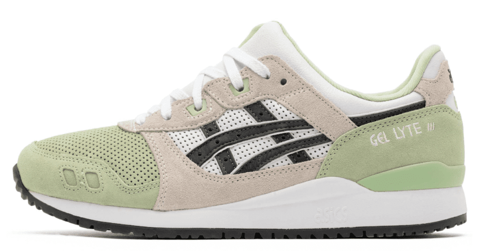 Asics Gel-Lyte III OG Jade/Obsidian Grey $71.99 $130.00