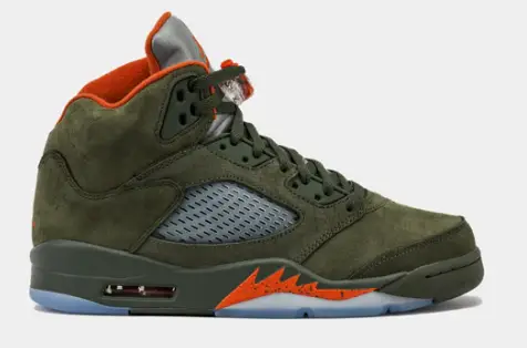 Air Jordan 5 Retro Olive Mens Lifestyle Shoes $225.00 $199.98