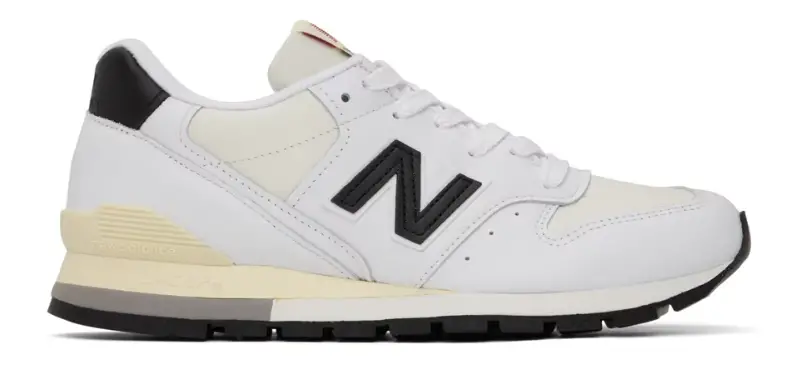 New Balance White Made In USA 996 Sneakers $122 USD $200 USD 39% OFF