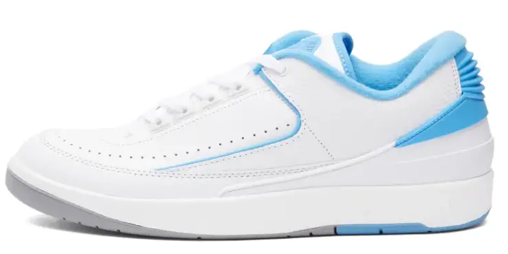 Air Jordan 2 Retro Low White, University Blue & Grey $159 $87