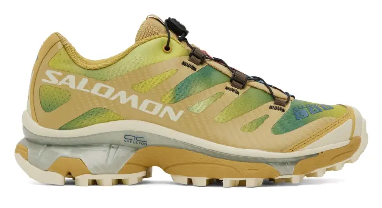 Salomon Green & Yellow XT-4 OG Aurora Borealis Sneakers $110 USD $220 USD 50% OFF