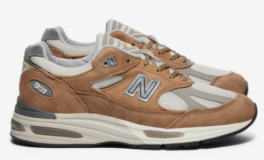 New Balance MADE in UK 991v2 Coco Mocca · Flint Grey Sale price$208.00 Regular price$260.00