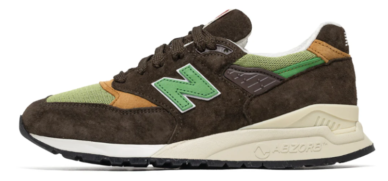 New Balance Made in USA 998 Rich Earth/Chive $157.50 $209.99