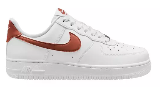 Nike Air Force 1 '07 Low "White/Rugged Orange" Women's Shoe - WHITE/ORANGE Thumbnail View 1 Nike Air Force 1 '07 Low "White/Rugged Orange" Women's Shoe - WHITE/ORANGE Thumbnail View 2 Nike Air Force 1 '07 Low "White/Rugged Orange" Women's Shoe - WHITE/ORANGE Thumbnail View 3 Nike Air Force 1 '07 Low "White/Rugged Orange" Women's Shoe - WHITE/ORANGE Thumbnail View 4 Nike Air Force 1 '07 Low "White/Rugged Orange" Women's Shoe Details 4.5 (354) $115.00 $67.95 41% Off