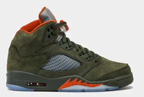 Air Jordan 5 Retro Olive Mens Lifestyle Shoes $225.00 $199.98