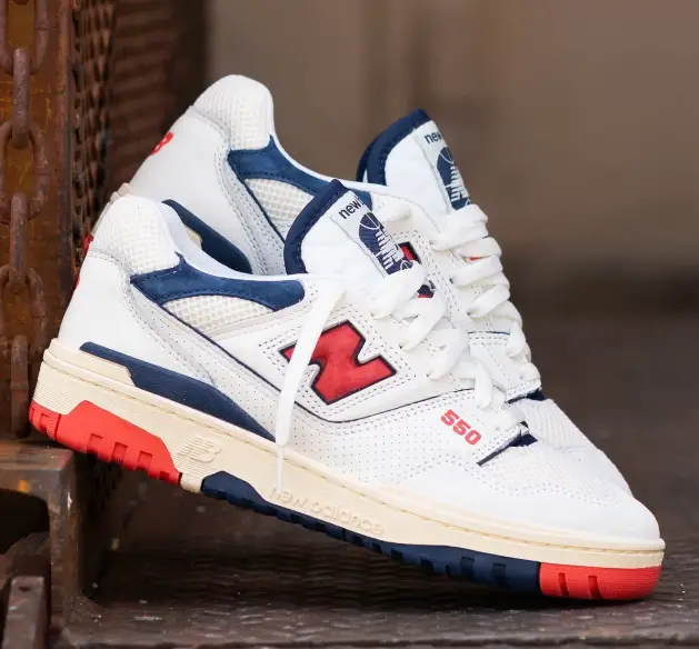 New Balance 550 White/Red