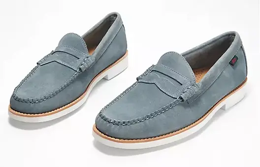 G.H. Bass Originals Men's Weejuns Penny Loafers - Larson Suede$68.99 QVC PRICE:Deleted $173.00 Save 60%