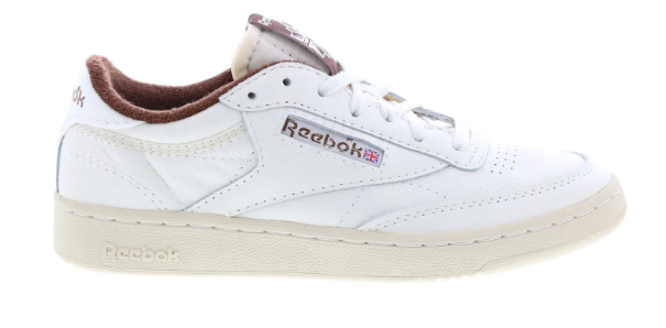 Reebok Club C 85 Vintage Mens White Leather Lifestyle Sneakers Shoes MSRP: $100.0046% Off!