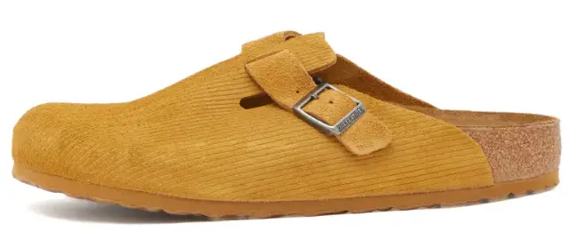 Birkenstock Boston Cork Brown Corduroy $155 $93