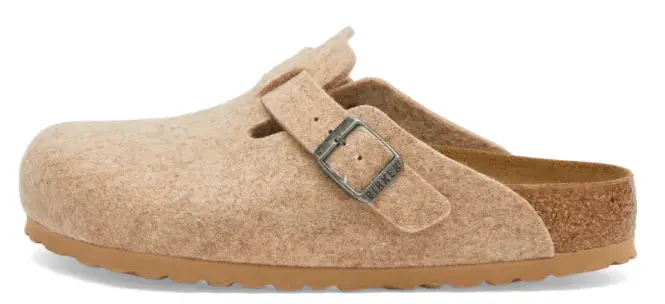 Birkenstock Boston Sandcastle Wool $135 $95