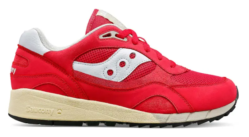 Saucony Shadow 6000 Premium Red/ White
