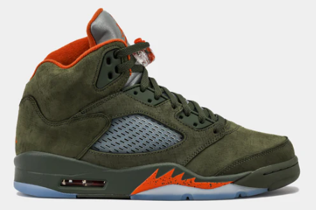 Air Jordan 5 Retro Olive Mens Lifestyle Shoes $225.00 $199.98