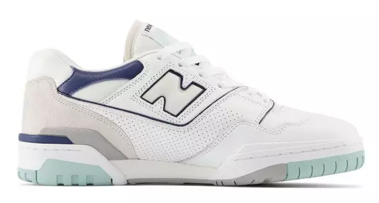 New Balance BB550 "White/Winter Fog" Men's Shoe Details 4.5 (35) $110.00 $67.98 38% Off