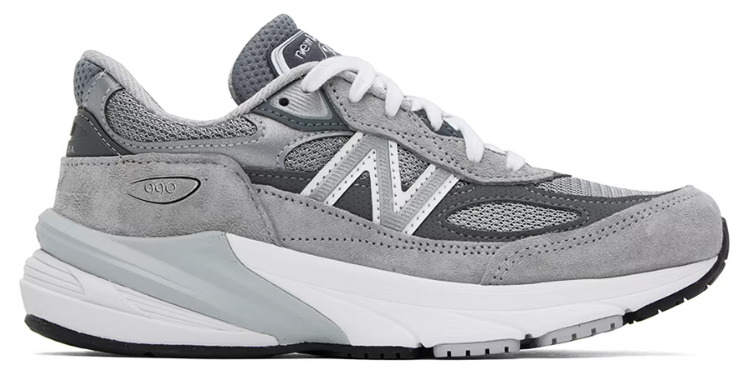 New Balance Gray 'Made In USA' 990v6 Sneakers $162 USD $200 USD 19% OFF