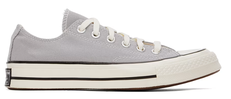 Converse Gray Chuck 70 Low Top Sneaker $42 USD $80 USD 48% OFF