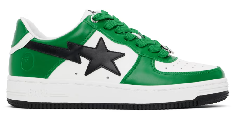 BAPE Green Sta #3 Sneakers $208 USD $310 USD 33% OFF