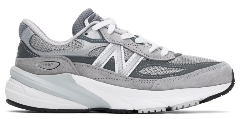 New Balance Gray Made in USA 990v6 Sneakers $160 USD $200 USD 20% OFF