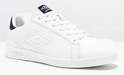 Umbro Broughton III White & Navy Blue Shoes $19.96 $59.95Save 67%