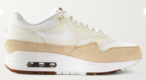 NIKE Air Max 1 SC Suede, Mesh and Leather Sneakers $150 30% off $105