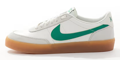 Nike Killshot 2 Leather sneakers in white and green Now $67.50. Was $90.00. (-25%)Now $67.50 Was $90.00(-25%)