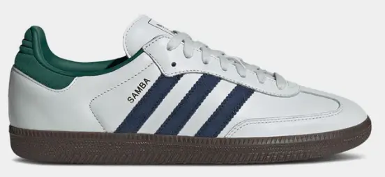 adidas Samba OG Navy Collegiate Green Mens Lifestyle Shoes $100.00