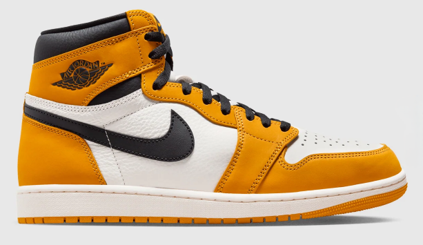 AIR JORDAN 1 RETRO HIGH OG "YELLOW OCHRE" YELLOW $180.00 $126.00