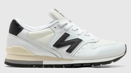 NEW BALANCE 996 MADE IN USA "WHITE/BLACK" WHITE $200.00 $140.00