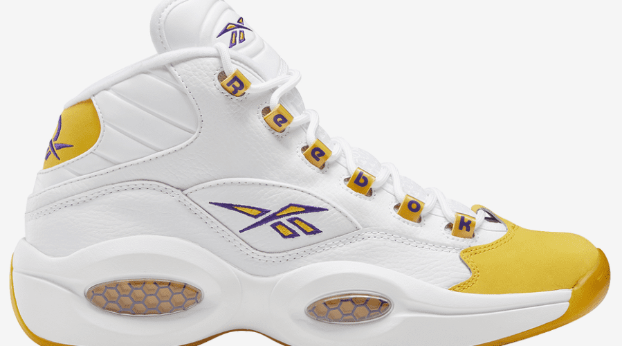 Reebok Question Mid "Yellow Toe" Men's Explore Reebok This item is on sale. Price dropped from $160.00 to $63.99 $63.99 $160.00 60% off