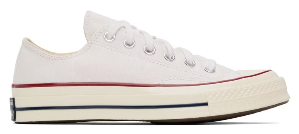 Converse Chuck 70 Low Top White/Garnet/Egret