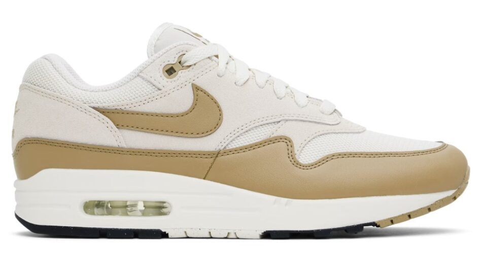 Nike Off-White & Taupe Air Max 1 Essential Sneakers $91 USD $140 USD 35% OFF