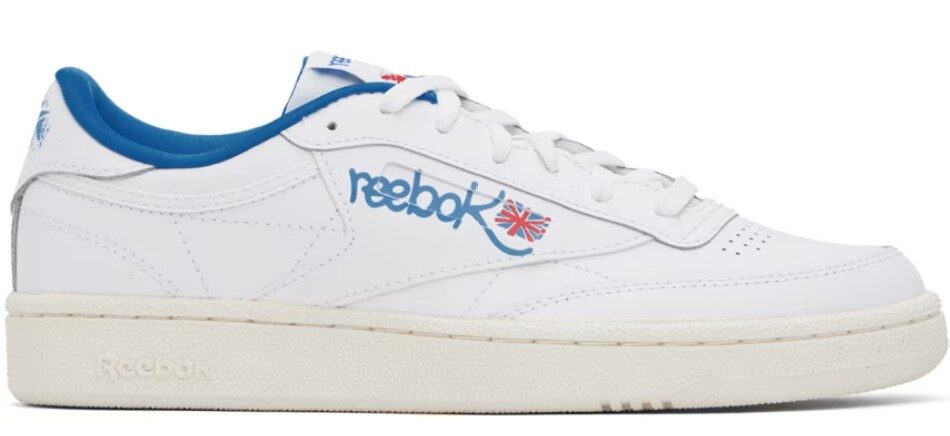 Reebok Classics White & Blue Club C 85 Sneakers $51 USD $80 USD 36% OFF