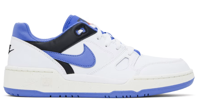 Nike White & Blue Full Force Low Sneakers $62 USD $95 USD 35% OFF