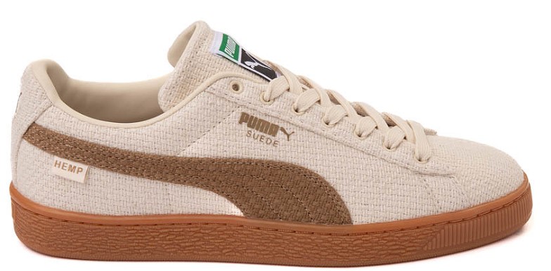 Mens PUMA Suede Hemp Athletic Shoe - Alpine Snow / Toasted Almond / Gum $84.99 $49.98