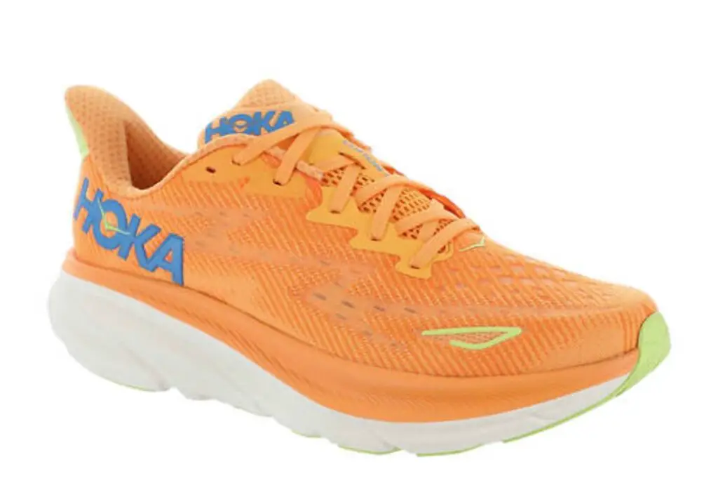 HOKA Clifton 9 Orange/Green