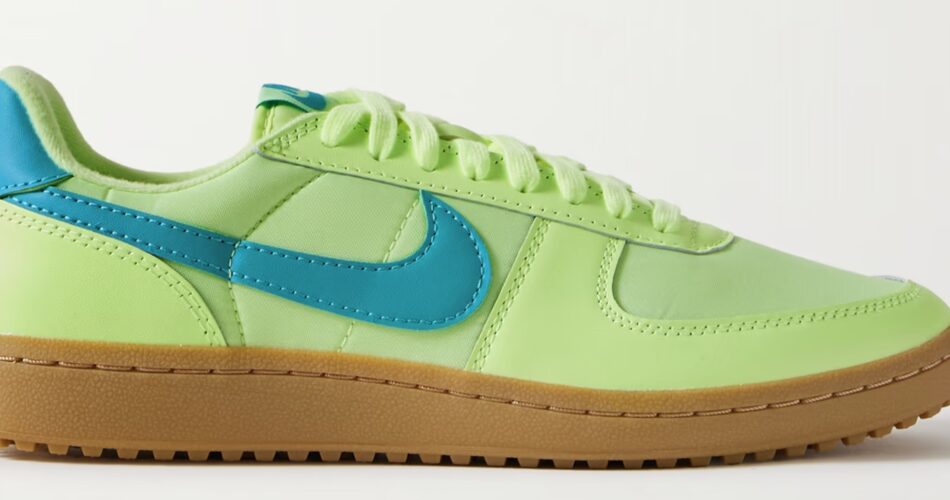 NIKE Field General '82 Shell and Leather Sneakers $100 40% off $60