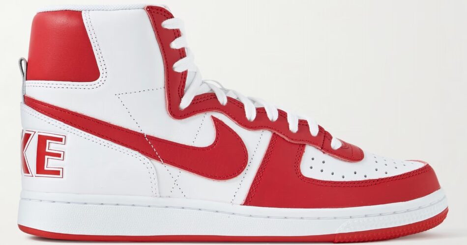 NIKE Terminator Leather High-Top Sneakers $125 50% off $63