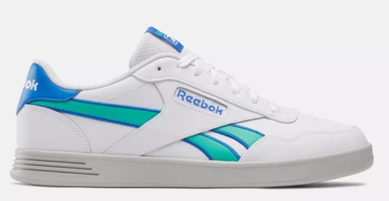 Reebok Court Advance White / Kinetic Blue / Unleashed Green