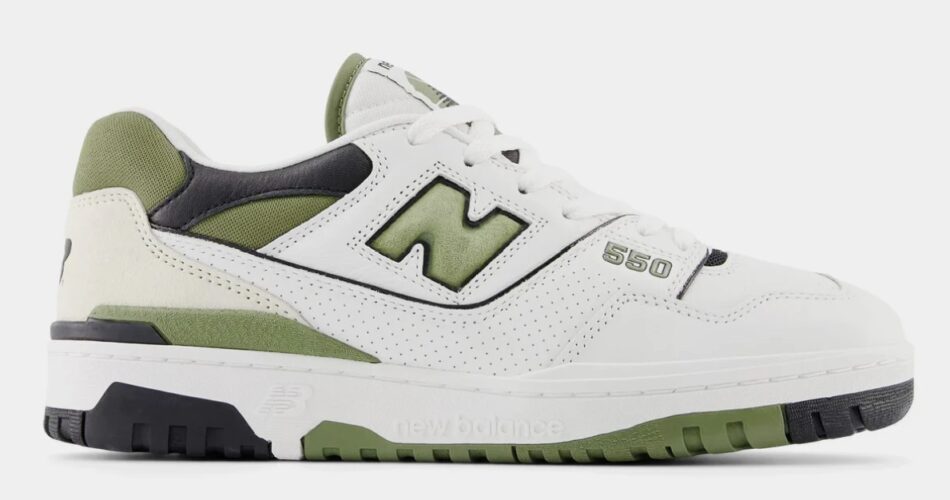 New Balance 550 Dark Olivine $110.00 $69.98