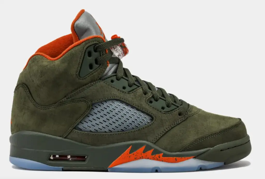 Air Jordan 5 Retro Army Olive/Solar Orange