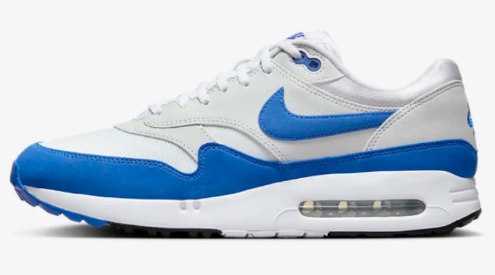 Nike Air Max 1 '86 OG G White/Pure Platinum/Black/Hyper Royal $109.97 $160.00 31% off