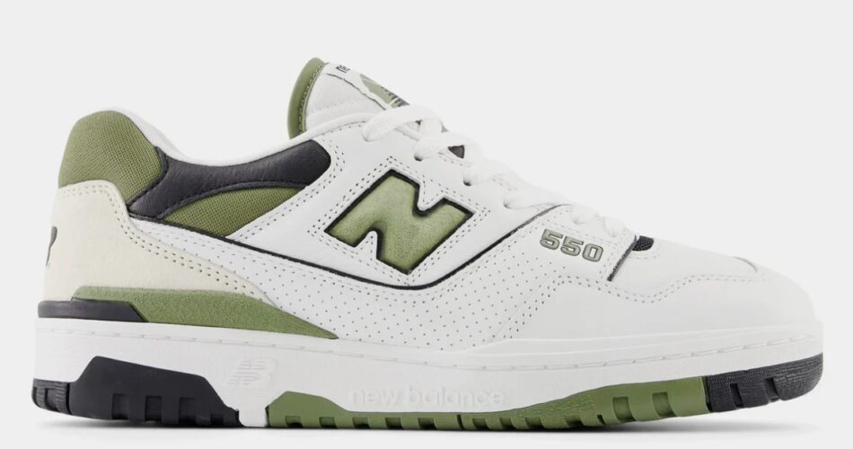 New Balance 550 Dark Olivine $110.00 $69.98