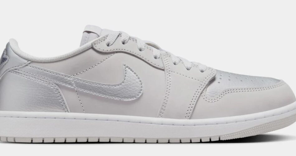 Air Jordan 1 Retro Low OG Metallic Silver $140.00 $89.98