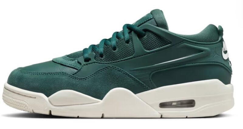 Nike Air Jordan 4 RM sneakers in green and white Now $83.00. Was $150.00. (-44%)Now $83.00 Was $150.00(-44%)