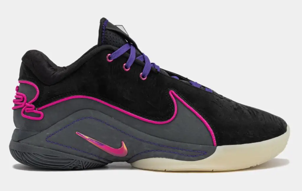 Nike Lebron 22 Blacklight Black/Laser Fuchsia/Dark Grey/Field Purple/Guava Ice