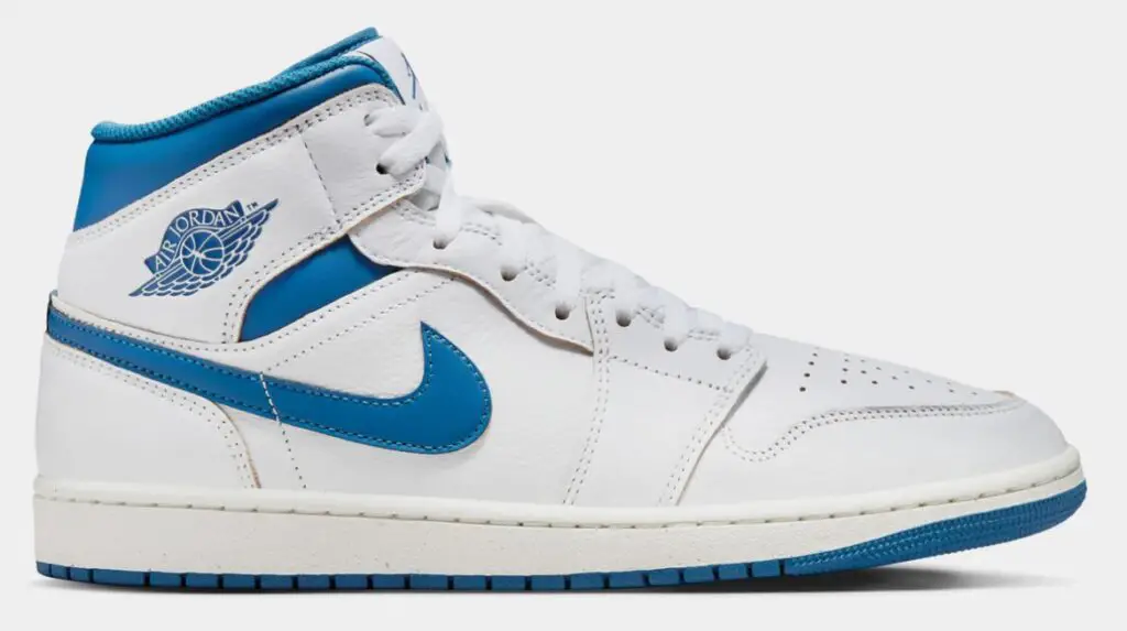 Air Jordan 1 Retro Mid SE White/Industrial Blue/Sail