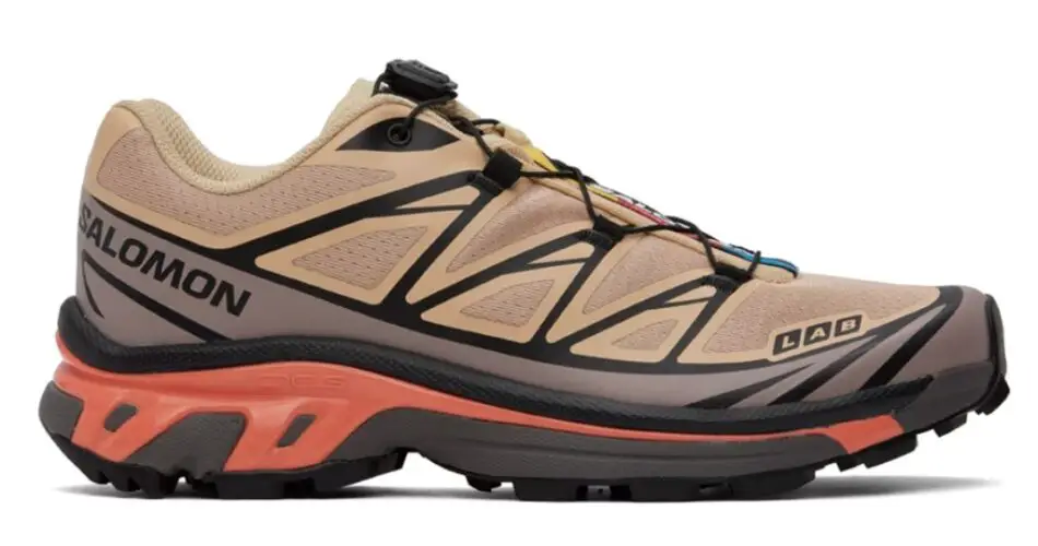 Salomon Beige XT-6 Sneakers $154 USD $200 USD 23% OFF