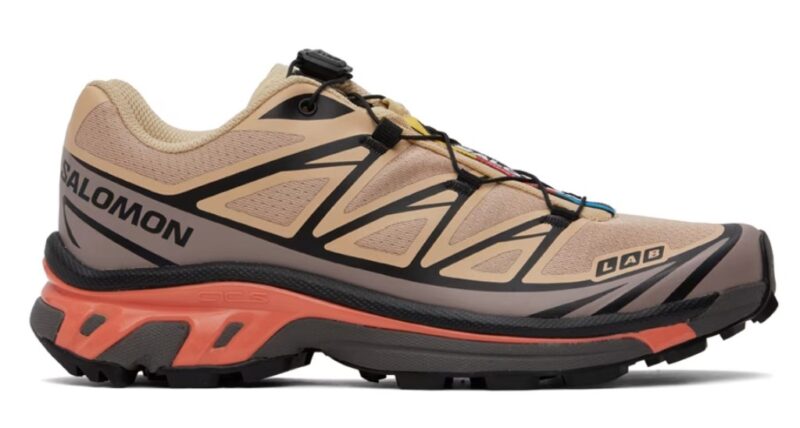 Salomon Beige XT-6 Hazelnut/Quail/Living coral